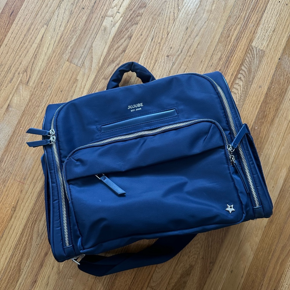 Ju-Ju-Be Satchel Diaper Bag Navy